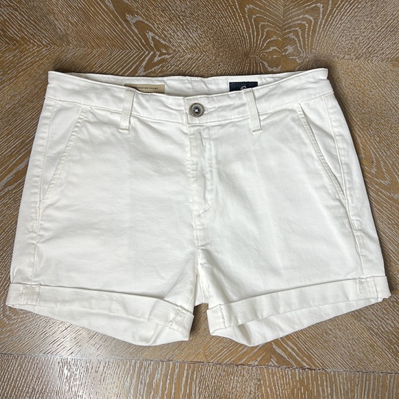 AG ADRIANO GOLDSCHMIED White The Tristan Tailored Short 24R - Picture 5 of 7